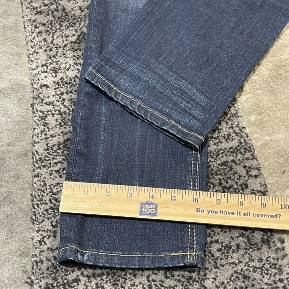 Seven7 Jeans Distressed Bootcut  Women 28 Low Rise Premium Denim 28x33 Slim NEW - Picture 10 of 16